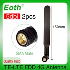 Eoth 2 шт. 4G lte Антенна 5dbi SMA Штекерный разъем антенна маршрутизатор внешний ретранслятор антенна беспроводного модема