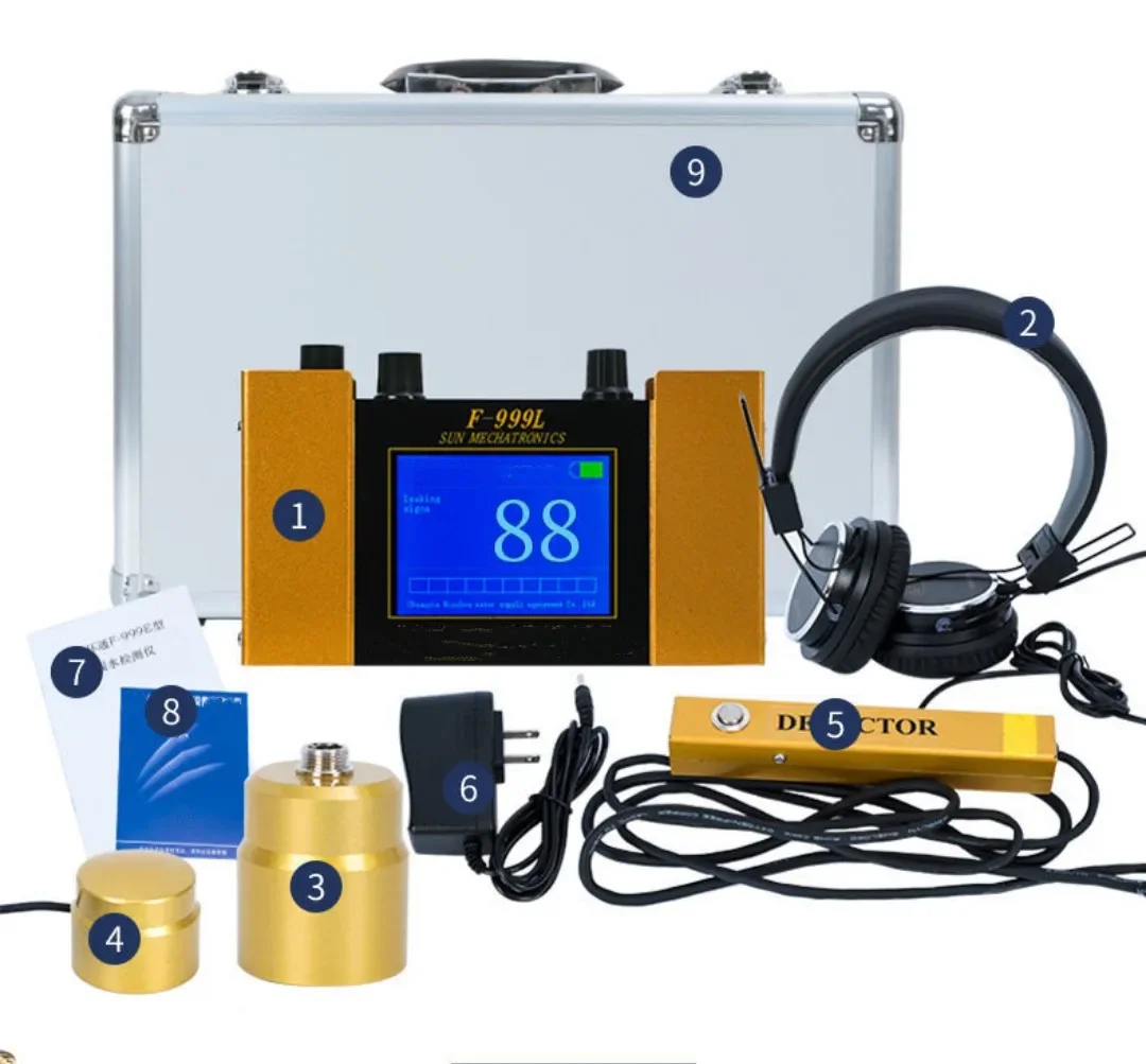 F999L Прибор для обнаружения утечки подземного трубопровода Ревеня Высокоточная