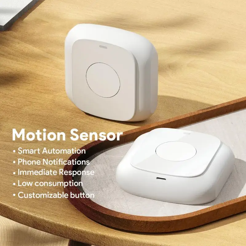 

Tuya ZigBee Smart Home Temperature Sensor Humidity Sensor + Referesh Button Works With Smart Life Alexa Google Home CoRui