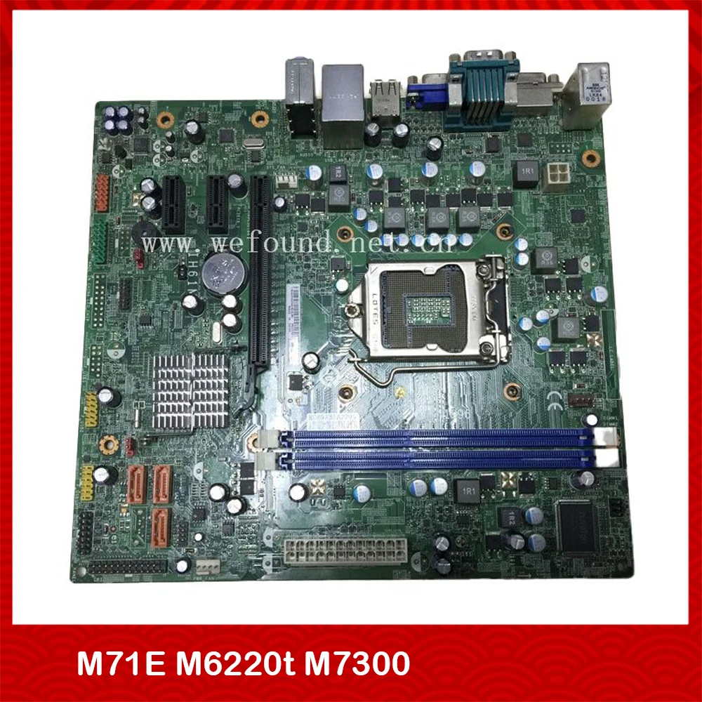100% рабочая настольная материнская плата для Lenovo M71E M6220t M7300 IH61M 03T6014 03T8157 03T8179, полностью протестирована, хорошее качество
