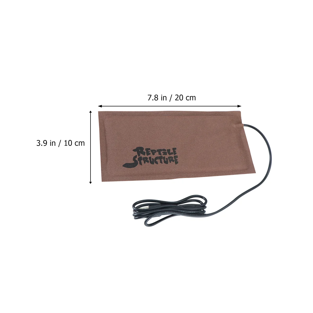 

1PC USB Reptile Heating Pad Mat Reptile Tank Warmer Mat for Turtle Lizard Size L (Coffee) Accessories