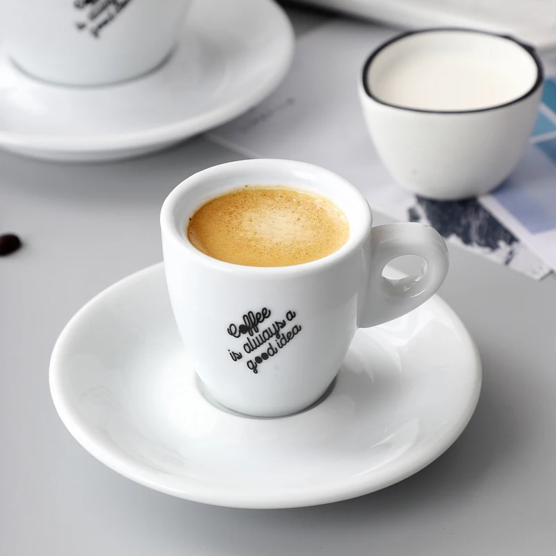 

Wholesale Thick espresso Cup And Saucer Custom Tea Cups And Saucers