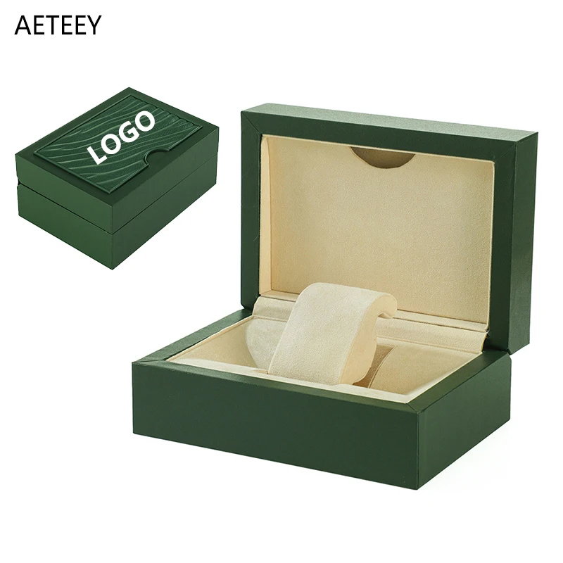 Watch Case Pu Leather Gift Box Jewelry Display Storage Organization Wooden Jewelry Collection Box