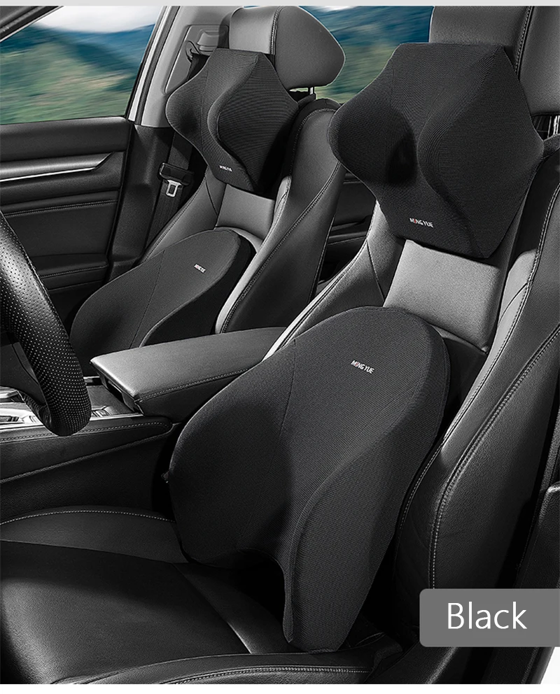 

Универсальная автомобильная подушка для поддержки поясницы, подголовник для шеи, мягкая подушка для шеи, Автомобильная подушка с эффектом ...