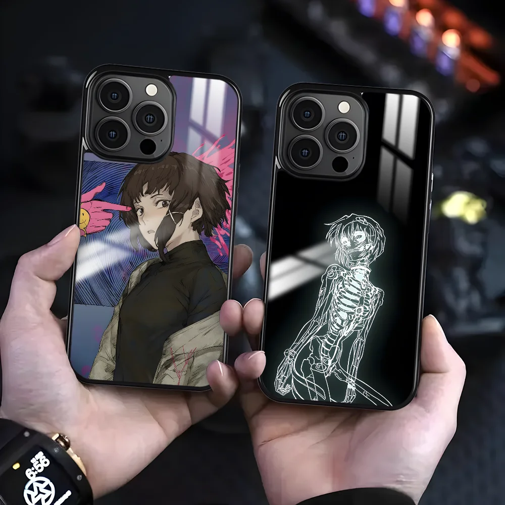 Чехол для телефона Аниме-серийные эксперименты Lain iPhone 16 15 14 13 12 11 Pro Max Plus