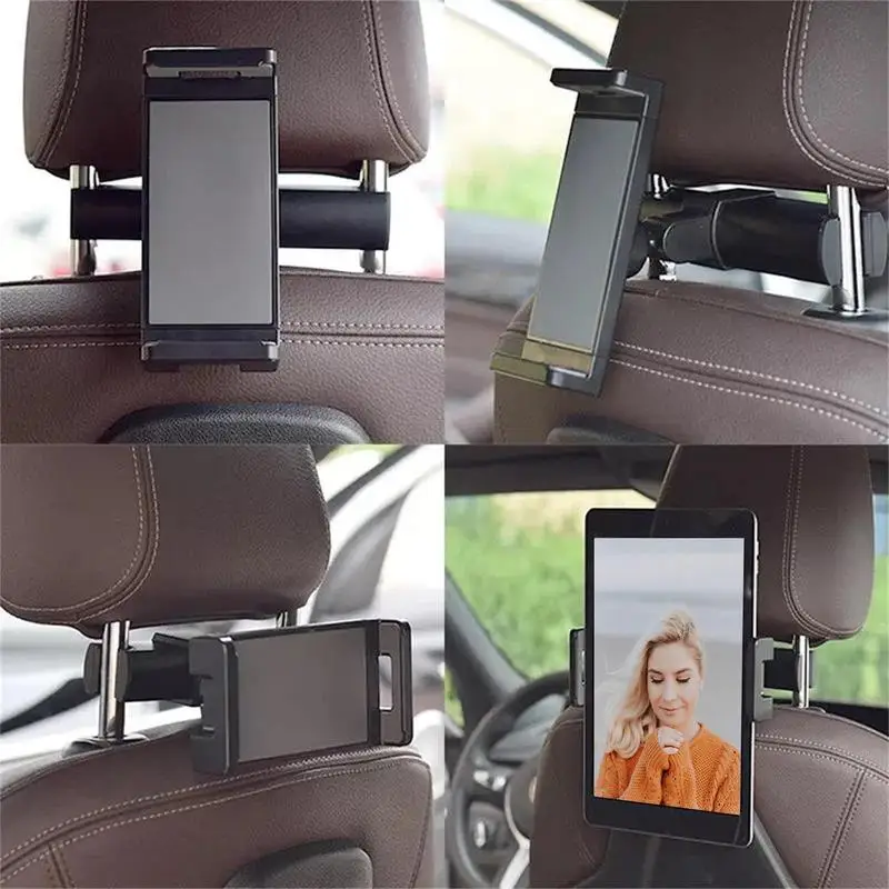 w samochodzie uchwyt na tablet obrót o 360 stopni samochodowy stojak telefon trwała automatyczna podstawka tylnym siedzeniu regulowany akcesoria