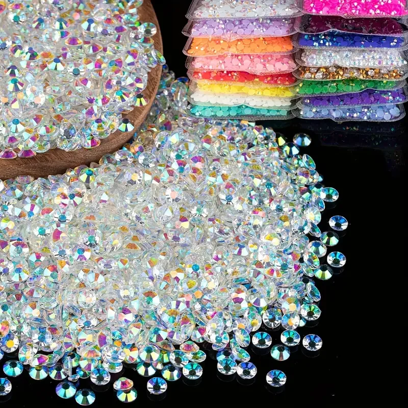 Прозрачная зеркальная смола с плоской задней стороной SS12 SS16