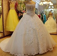 angelsbridep sweetheart ball gown wedding dress robe de mariee luxury crystal court train customized plus size bridal gown