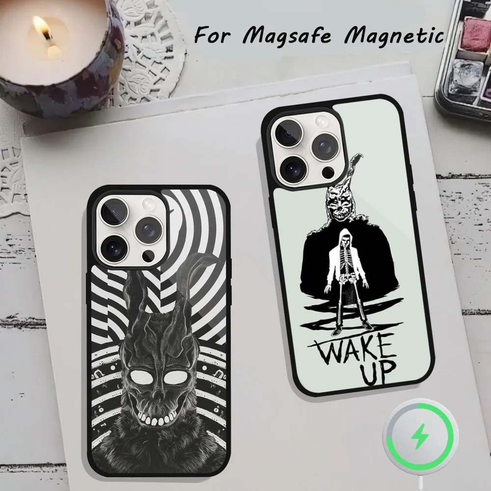 Чехол для телефона D-Donnie Darko iPhone 15 12 13 14 11 Pro Plus Max Magsafe магнитный чехол с