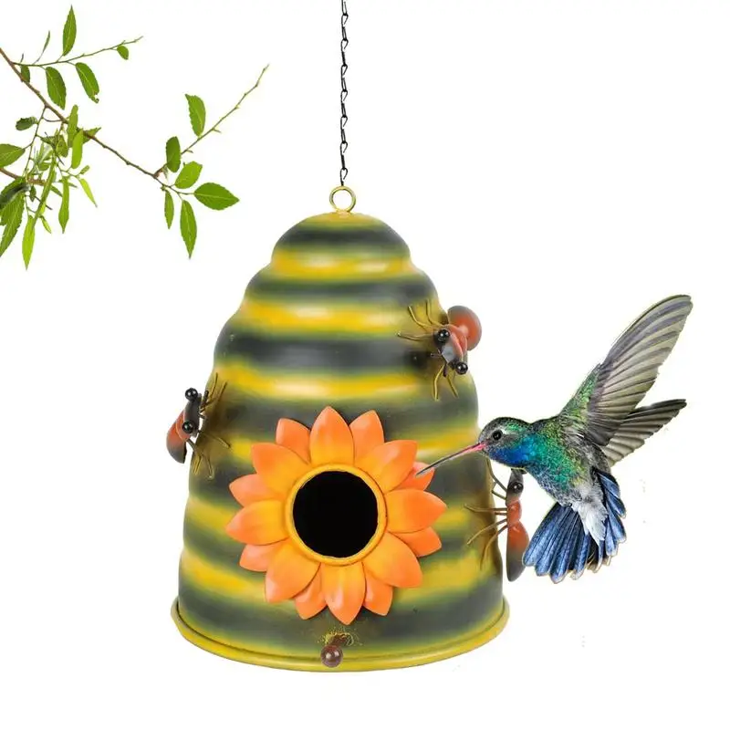 

Decorative Fashion Metal Bird Nest House Cage Feeder Pet Bird Toys For Parrots Parakeet Toy Bird Toys For Kids Pet Supplies