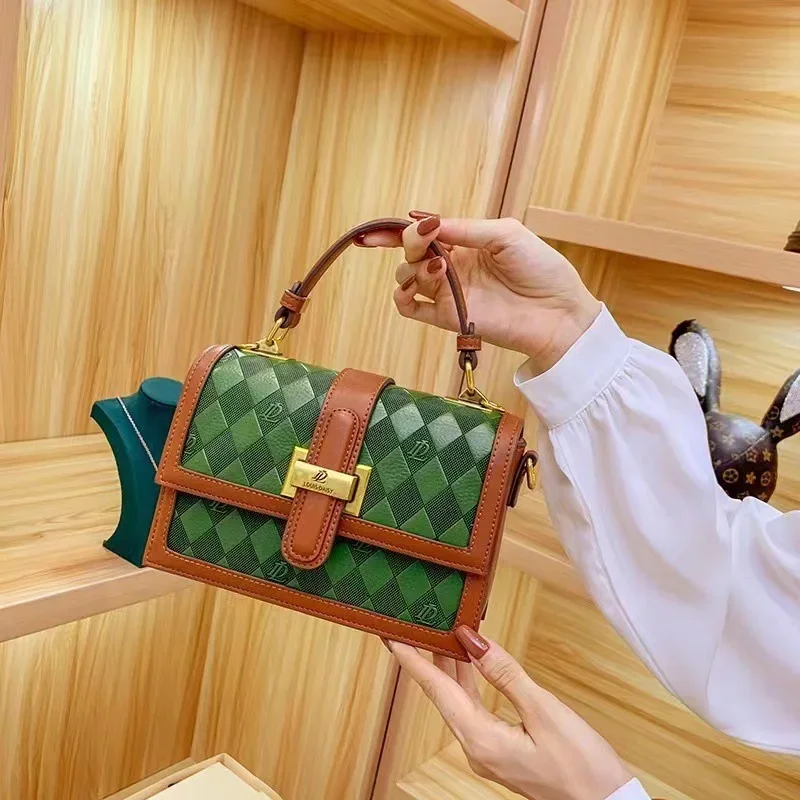 

Luxurious Wizard of Oz Small Square Bag 100% Leather Women's Handbag 2023 New Leather Purse One-Shoulder Satchels Sac Gg Cc