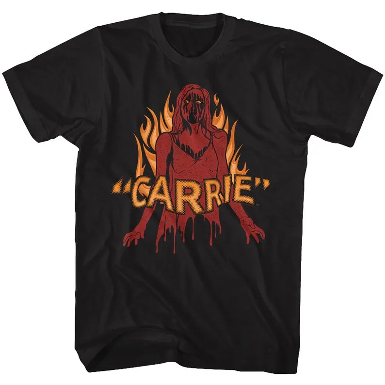 

Carrie Fire and Blood Black Shirts