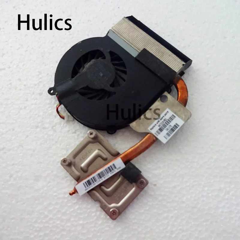 Hulics используется для HP 2000 Presario CQ57 CQ43 435 635 647316 -001 Охлаждающий вентилятор и радиатор