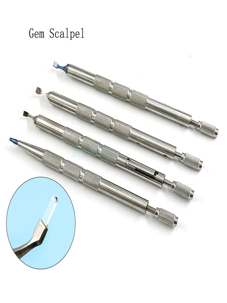 

Нож из искусственного драгоценного камня, небольшой офтальмологический разрез, 15-градусный туннельный нож со штыковым соединением