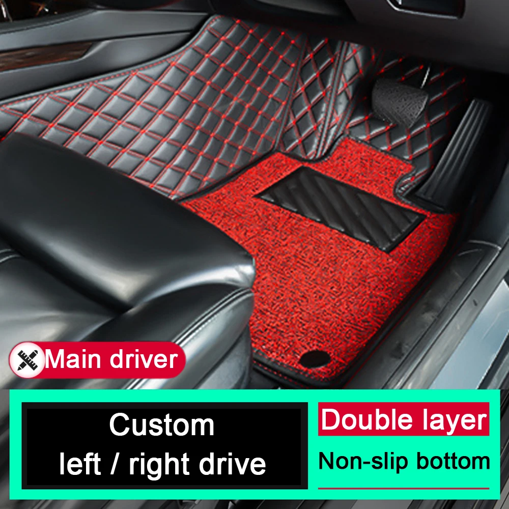 NAPPA leathe Custom Car floor mats For BMW M 1 3 4 5 7 Series X1 X3 X4 X5 X6 E36 E39 E46 E90 E91 F12 F10 Car Carpet Accessories