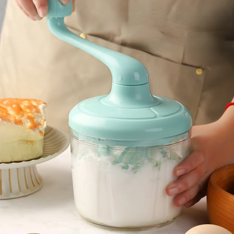 

Cream egg beater hand mixer household cake milk beater baking tool kitchen supplies semi-automatic egg beater cream frother