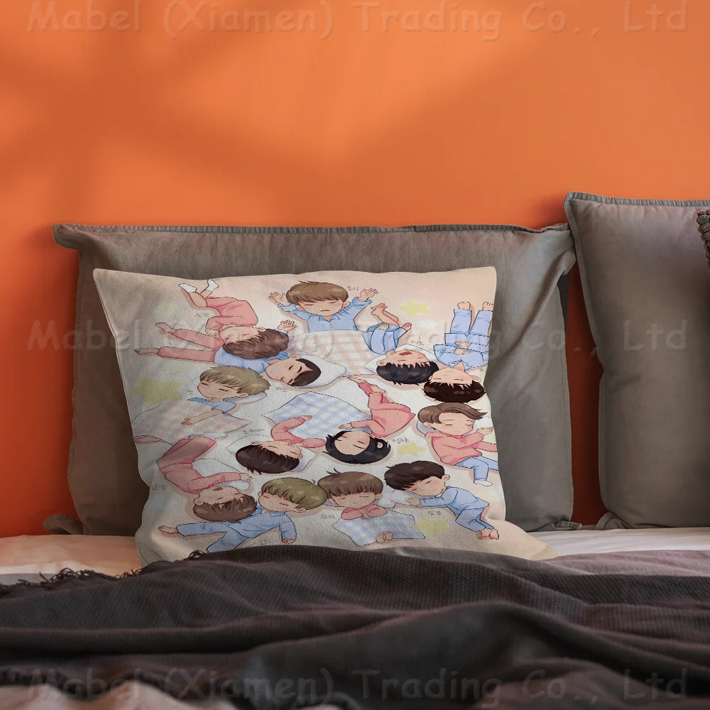 Чехол для подушки Seventeen Kpop автомобильная наволочка дивана автомобиля