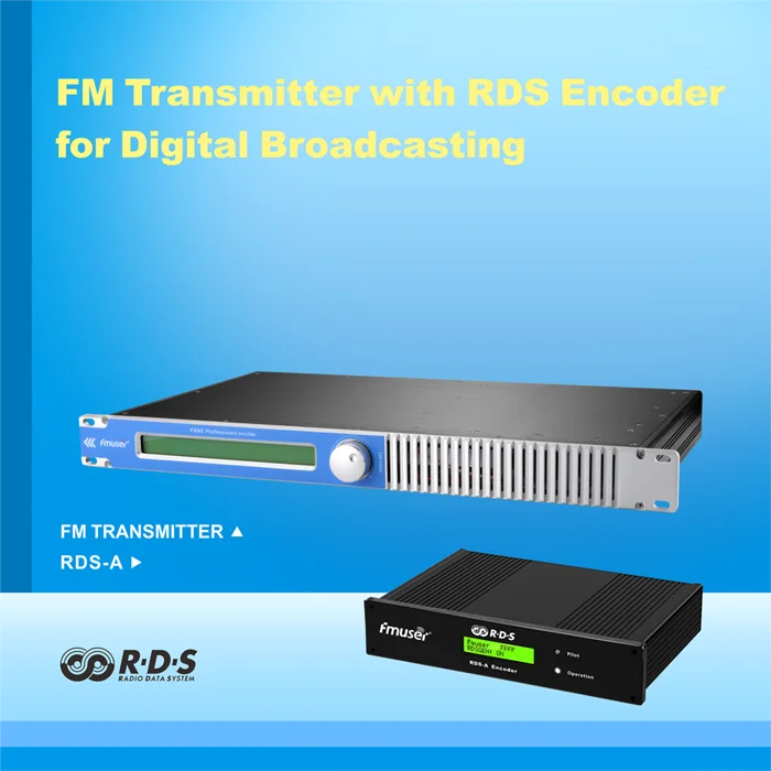 

FMUSER 30W FM Transmitter With RDS Encoder For Intelligent Addressable Broadcasting With DP100 Dipole Antenna And Cable Complete