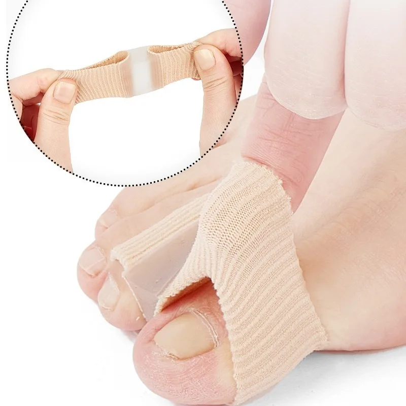 

Silicone Toe Divider Fiber Toe Separators Soft Valgus Corrector For Bunion Pain & Overlapping Toes Hallux Valgus Corrector