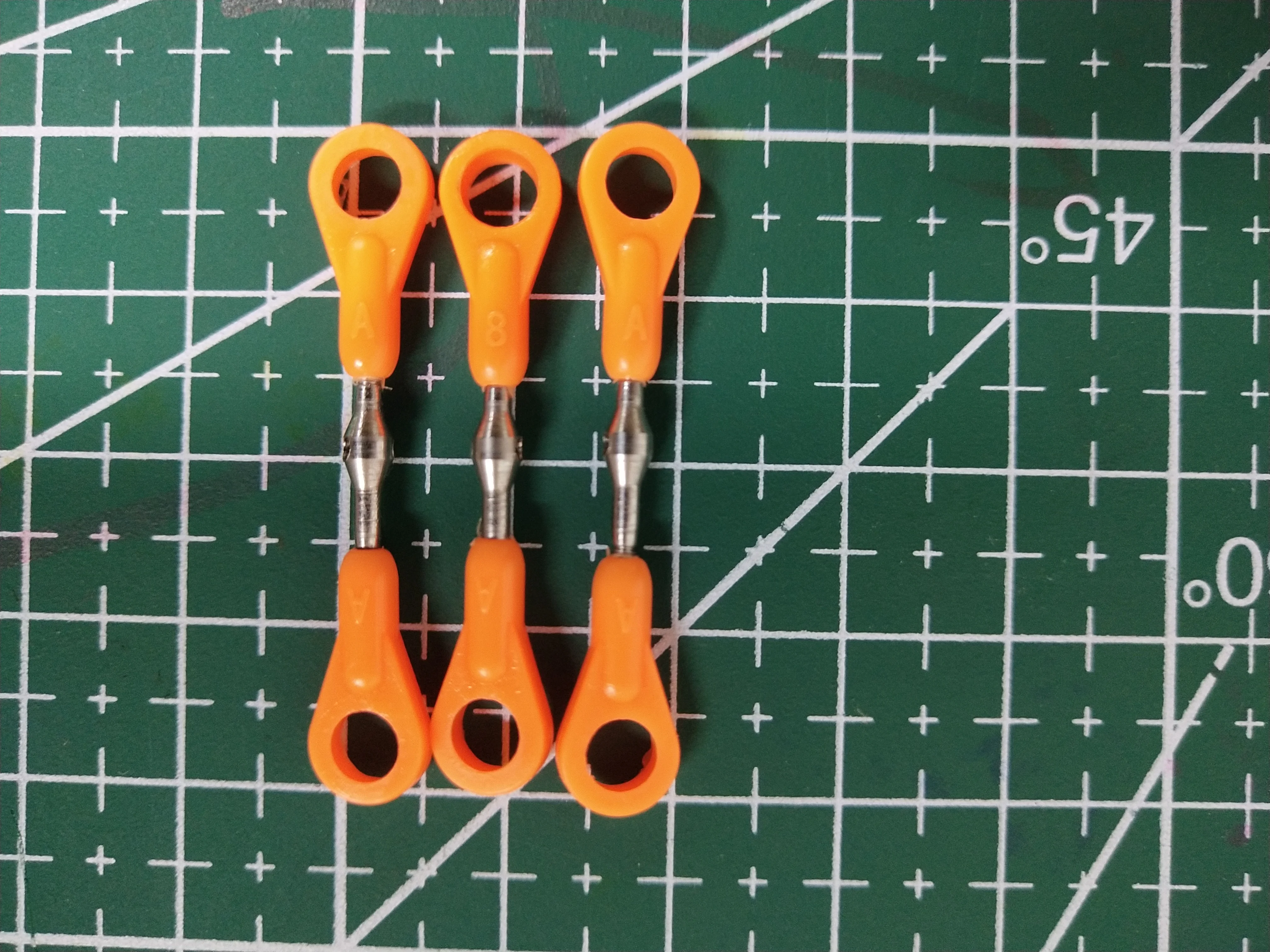 Tarot 450 Вертолет без катушки W/Обратный винт Резьба Swashplate Связь стержень части для