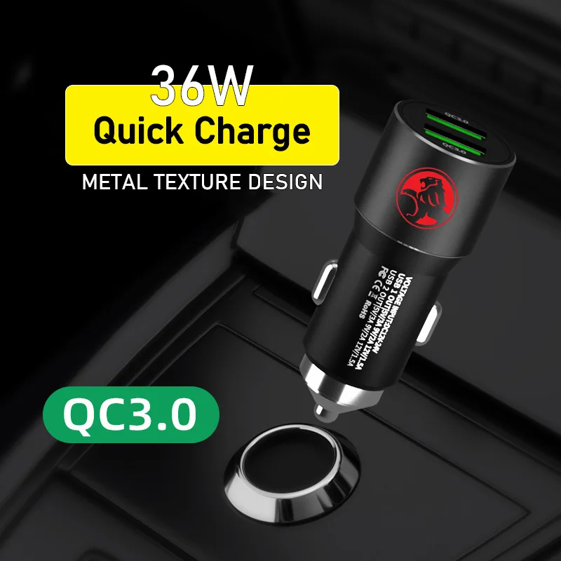 

Автомобильное зарядное устройство 36 Вт, адаптер для быстрой зарядки прикуривателя для Holden Astra Ve, командор, Vf, Captiva, Hsv, Monaro, Колорадо, аксессуары