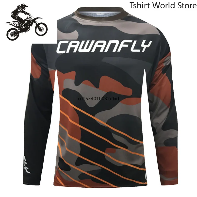 

Джерси CAWANFLY для мотокросса, горнолыжная кофта с длинным рукавом, для езды по бездорожью и горам