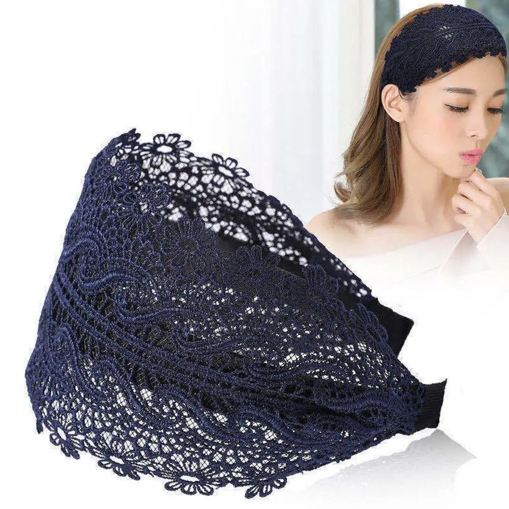 

Обруч для волос женский кружевной, обруч для волос в Корейском стиле, летний модный аксессуар, весна E8A1