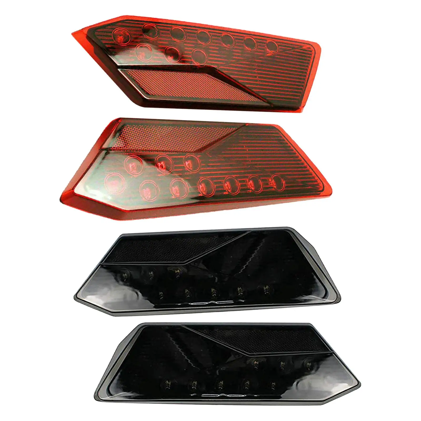 2Pcs Tail Lights Accessories Driving Lights LED Taillights Assembly Tail Lamps for Polaris RZR 2412341 2412342 Replacement