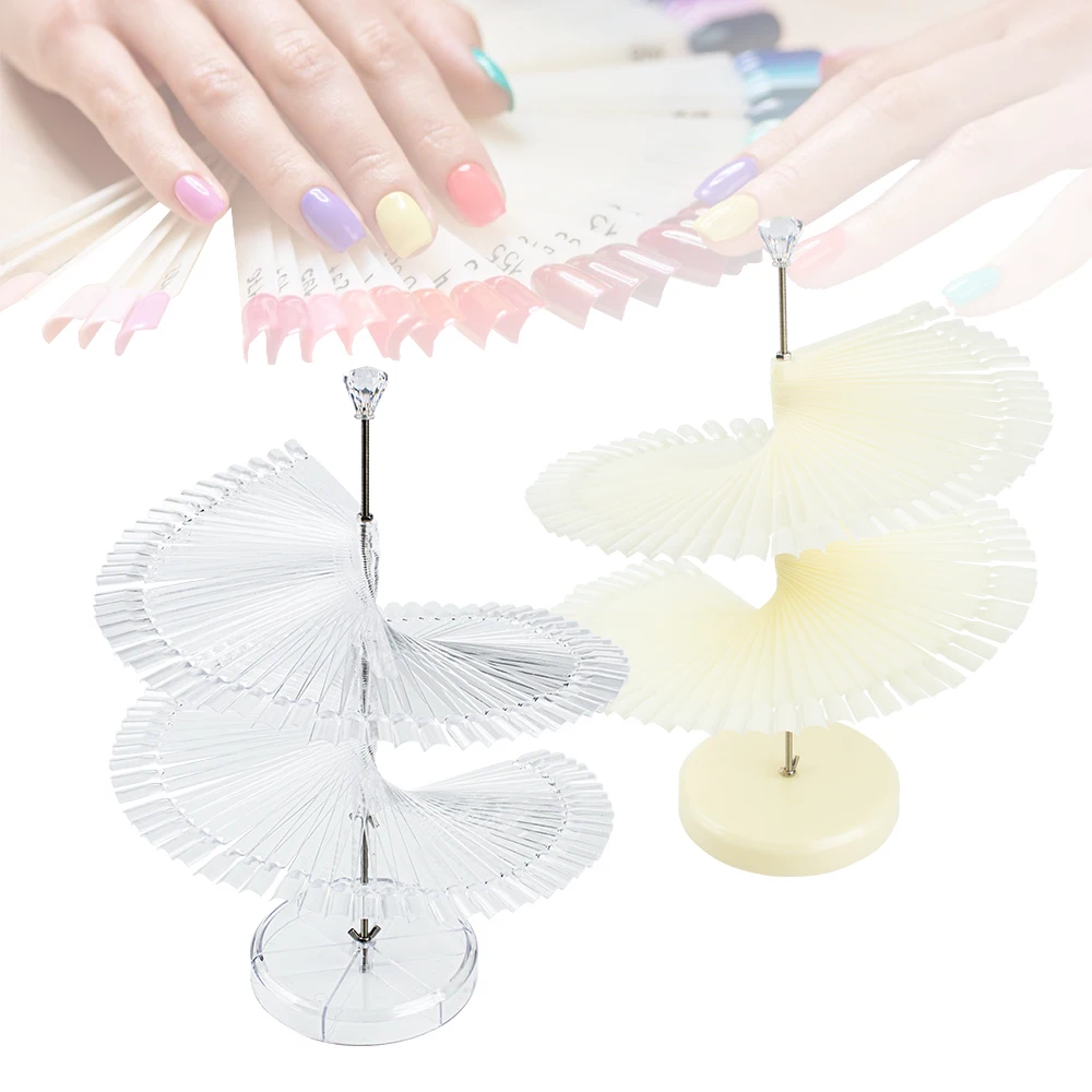 

120 цветов s витрина для ногтей DIY Дизайн ногтей демонстрационная полка гель лак для ногтей цветная карта спиральная Витрина Полка вращающийс...