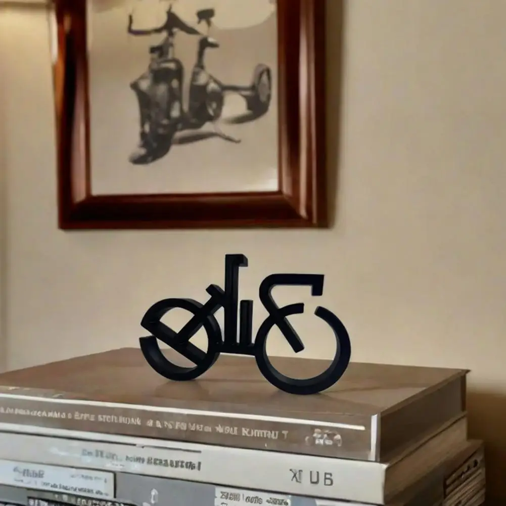 Минималистичная велосипедная скульптура абстрактная проволочная рама
