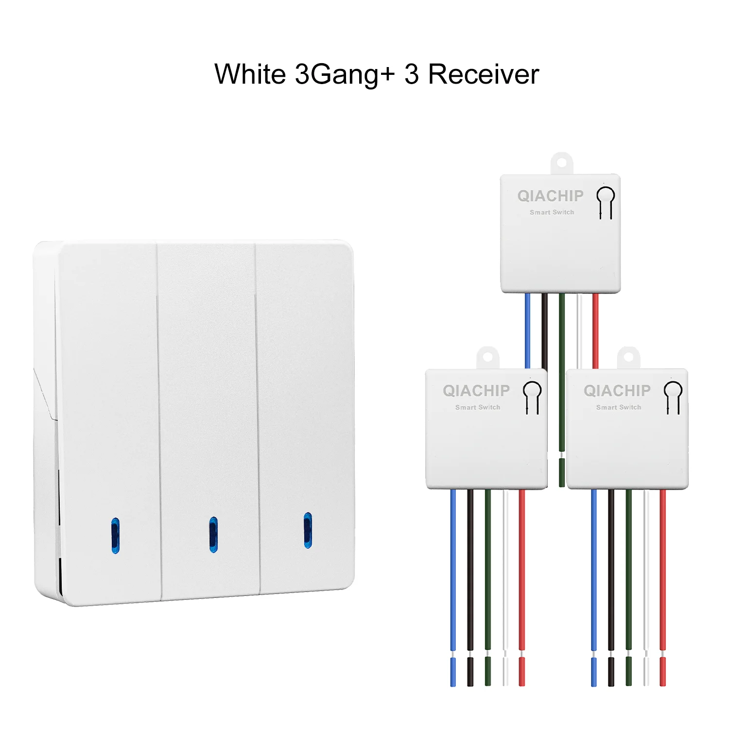 

QIACHIP MiNi 433 МГц беспроводной выключатель света AC 110 В 220 В настенные панели RF передатчик переключатели приемник дистанционного управления для светодиодной лампы