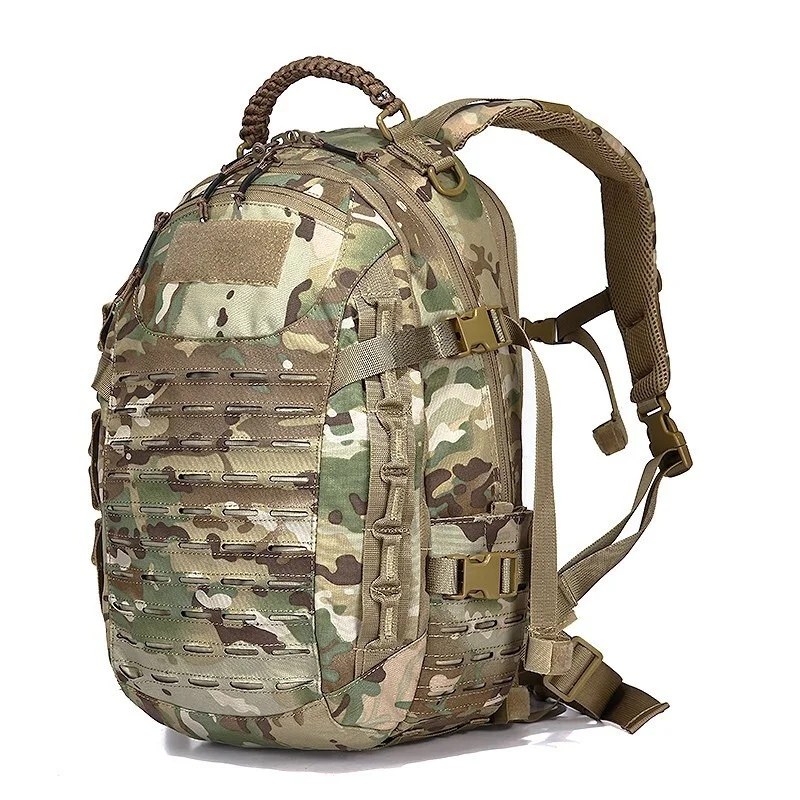 Multicam Camouflage 25L Military Tactical Assault Backpacks Army Molle Backpack Hiking Camping Hunting Waterproof Bag