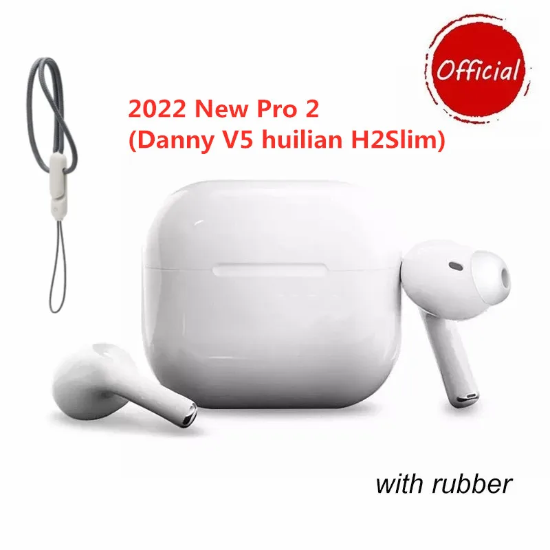 

Danny V5 2022 NEW PRO 2 TWS Bluetooth 5.2 Earphone Wireless Headphone with huilian H2 Silm high quality model