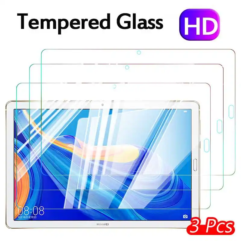 

3Pcs HD Tempered Glass For Huawei MediaPad M6 10.8 Screen Protector Film