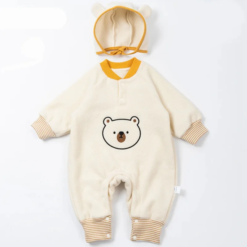 Umorden весенне-осенний комбинезон для малышей костюм медведя шапка комплект