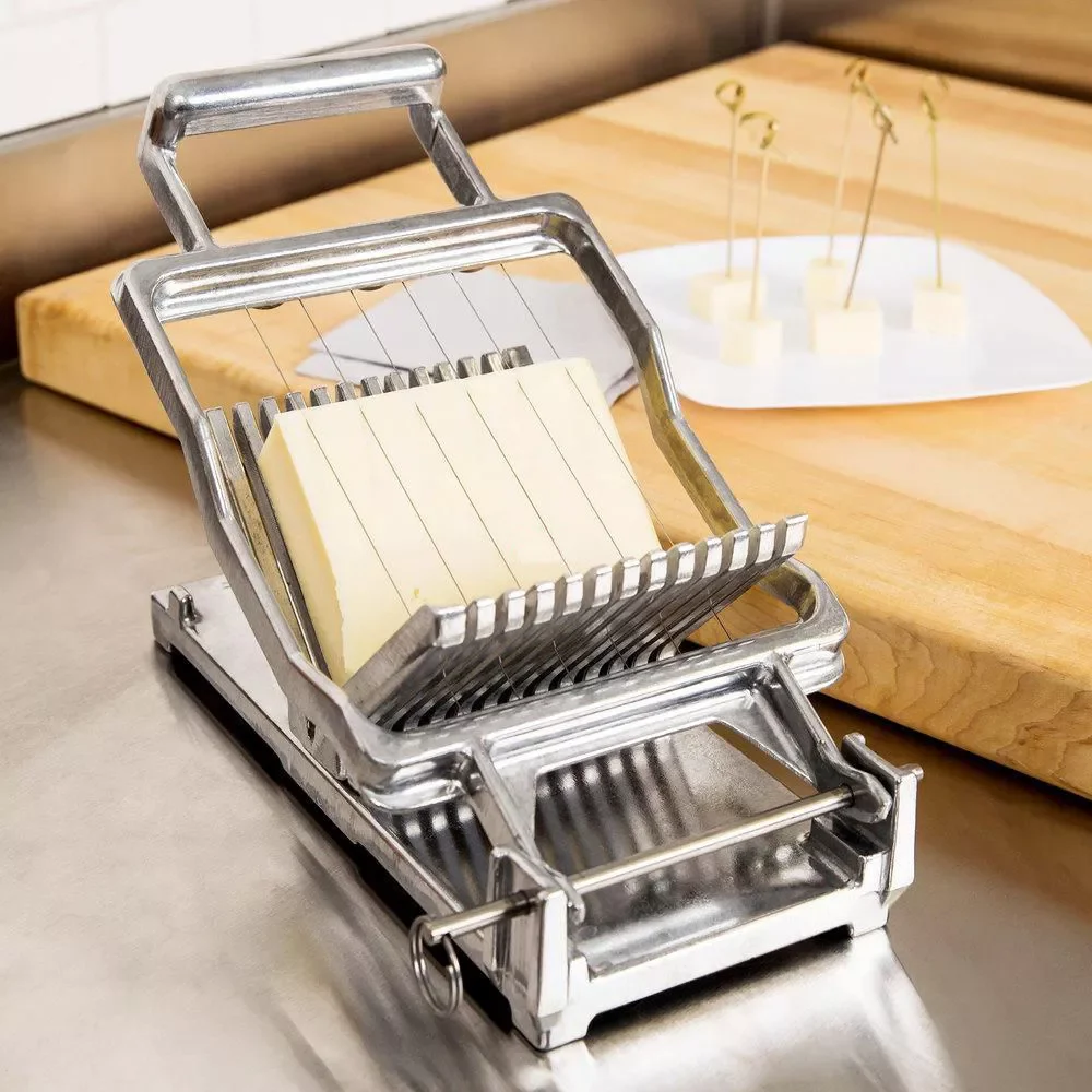 

Commercial Cheese Slicer 1cm 2cm Stainless Steel Wire Cheese Cutter Butter Cutting Board Machine Making Dessert Blade