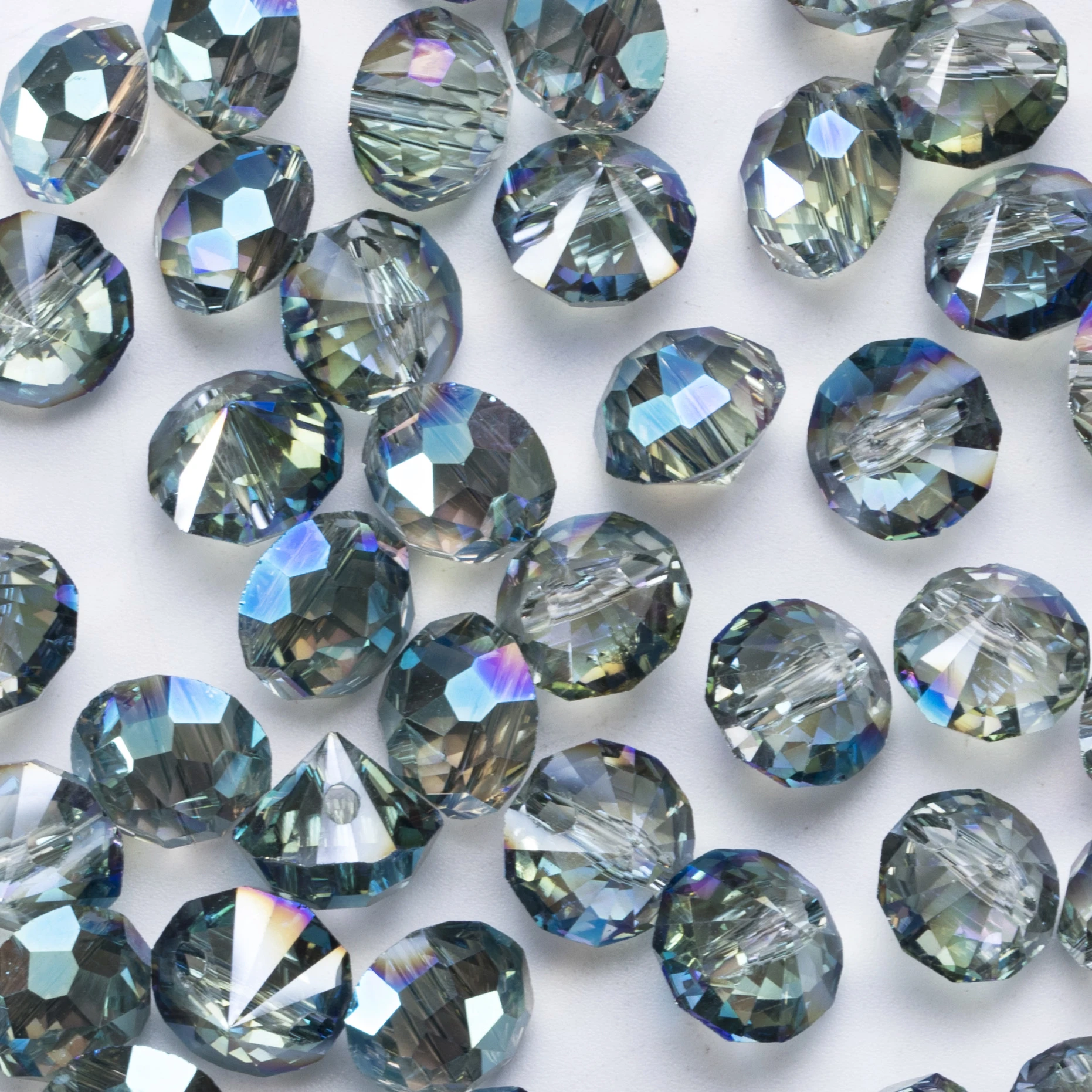 

20Pcs/Lot Charm Czech Faceted Cone Glass Beads For Needlework Necklace Jewelry Making DIY Accessories Diamond Shape Crystal Bead