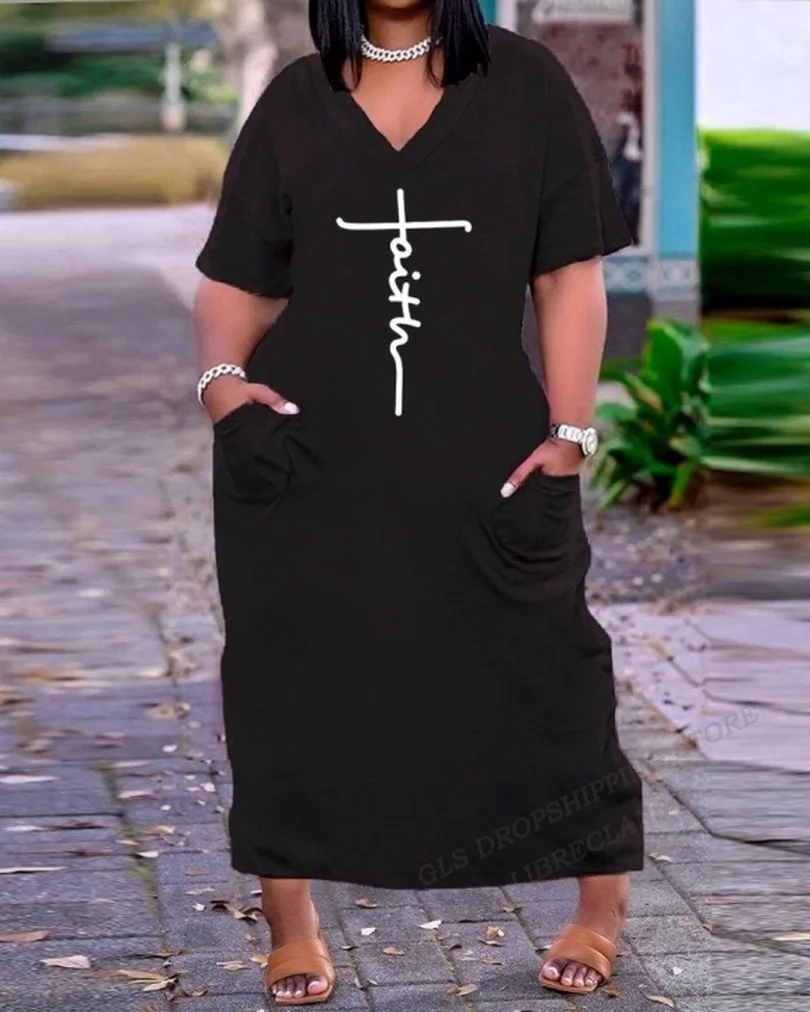 

Сексуальное платье для девушек, Элегантное летнее пляжное длинное платье в стиле бохо, женские Модные свободные африканские платья, вечерн...