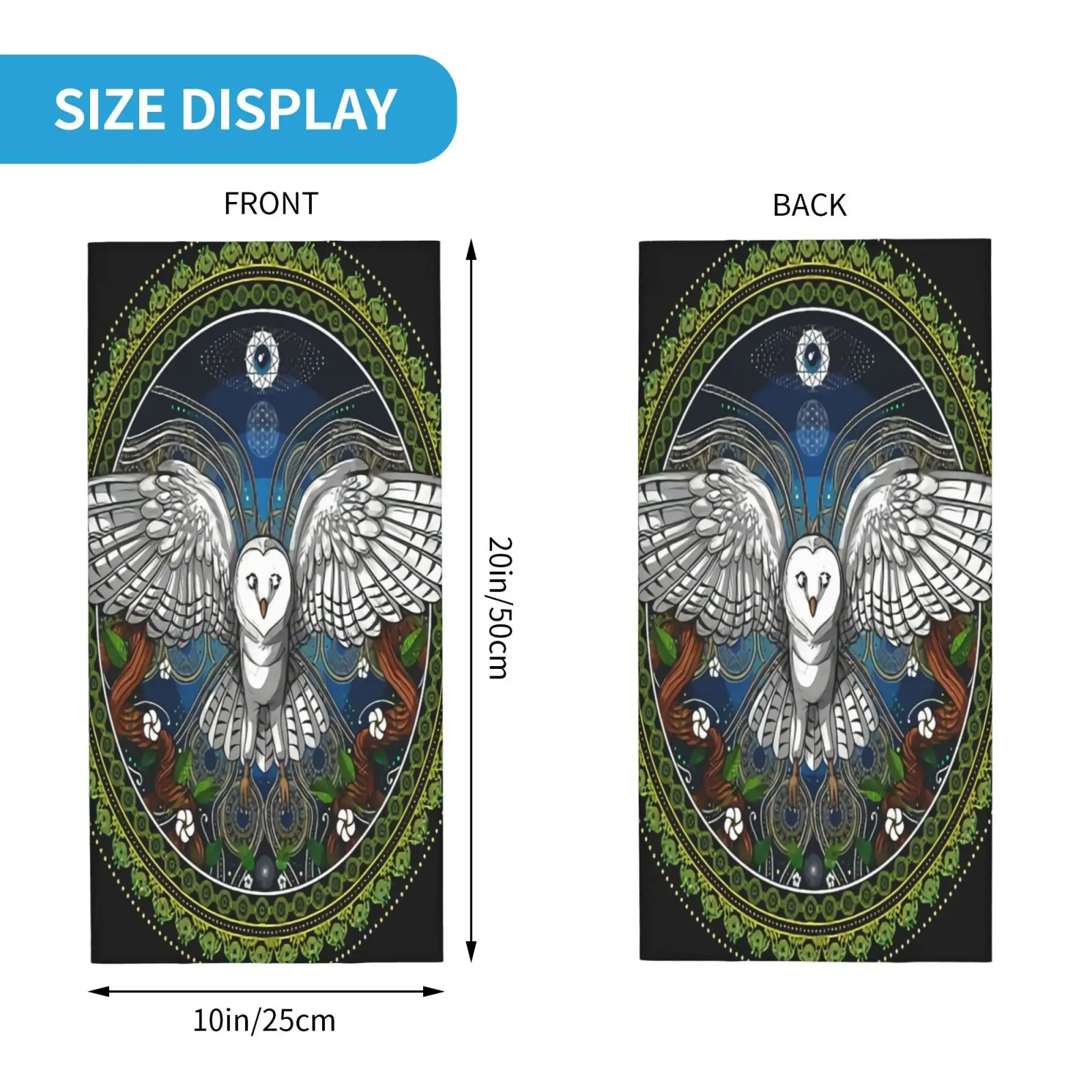 Ayahuasca Сова психоделическая Dmt хиппи Мужская бандана Бандана мужской шарф