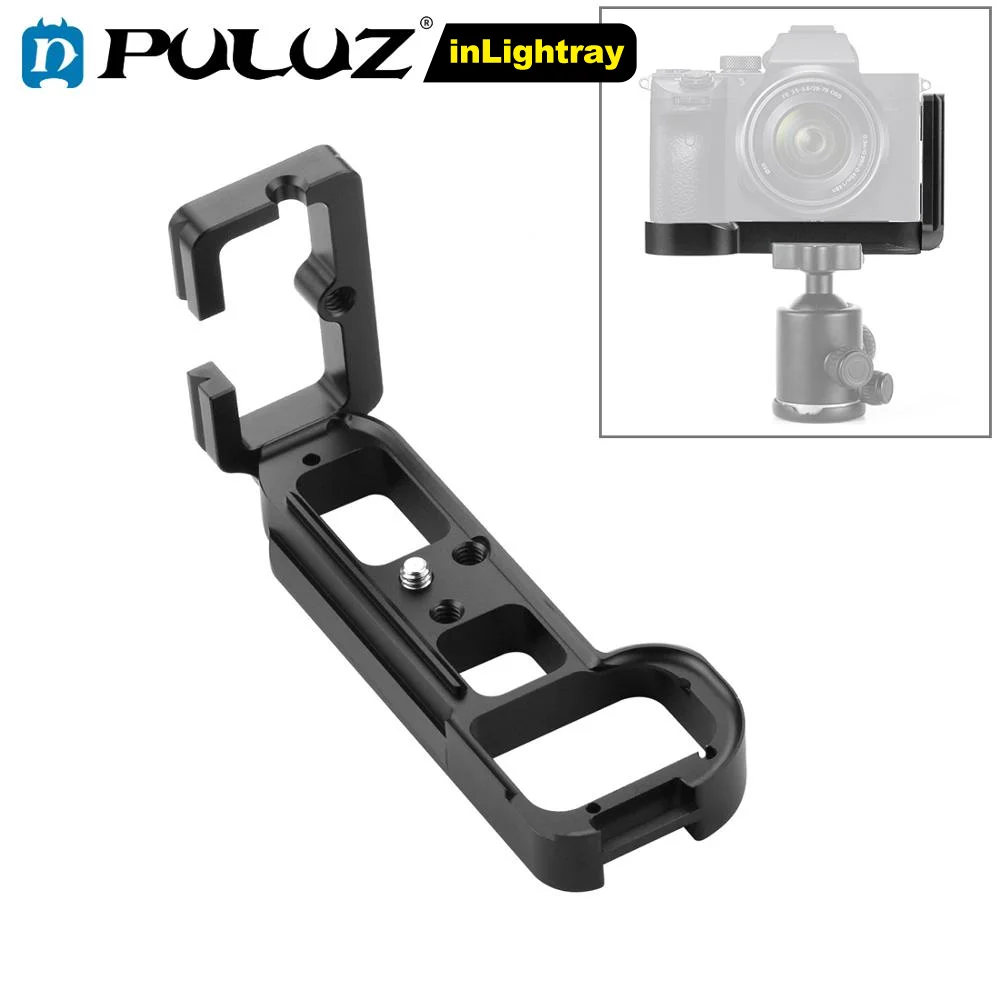 

PULUZ 1/4 дюймов Вертикальная съемка быстросъемный L-образный кронштейн держатель для A7R / A7 / A7S / A7M2