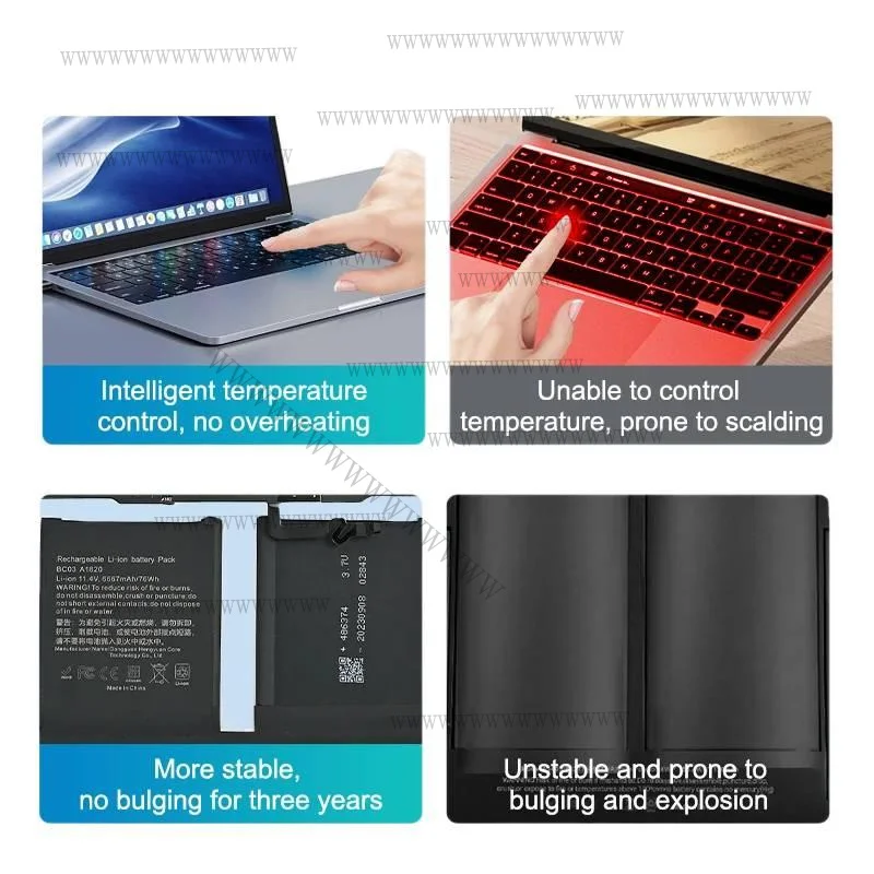 Фото Аккумулятор WW Battery A1820 для Apple Macbook Pro, аксессуар для 15-дюймового ноутбука, A1707, конец 2016 года, середина 2017 года. №5