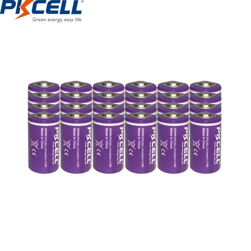 

Аккумуляторы PKCELL ER14250 3,6 В 1200 мАч, 24 шт.