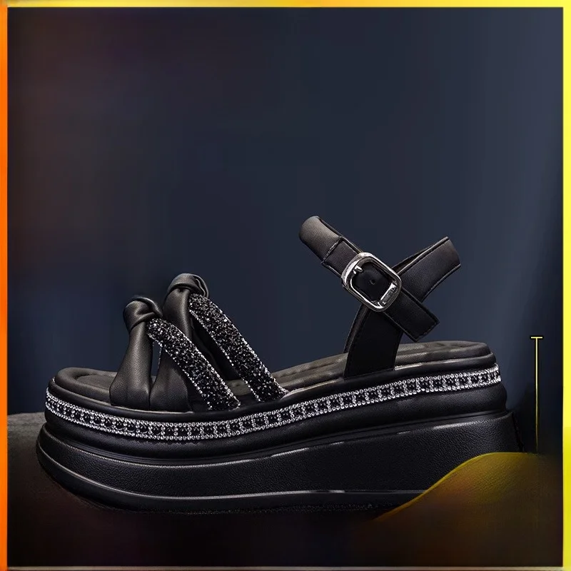 Туфли модные женские туфли на каблуке Luo Liang новинка 202 лето популярные 3