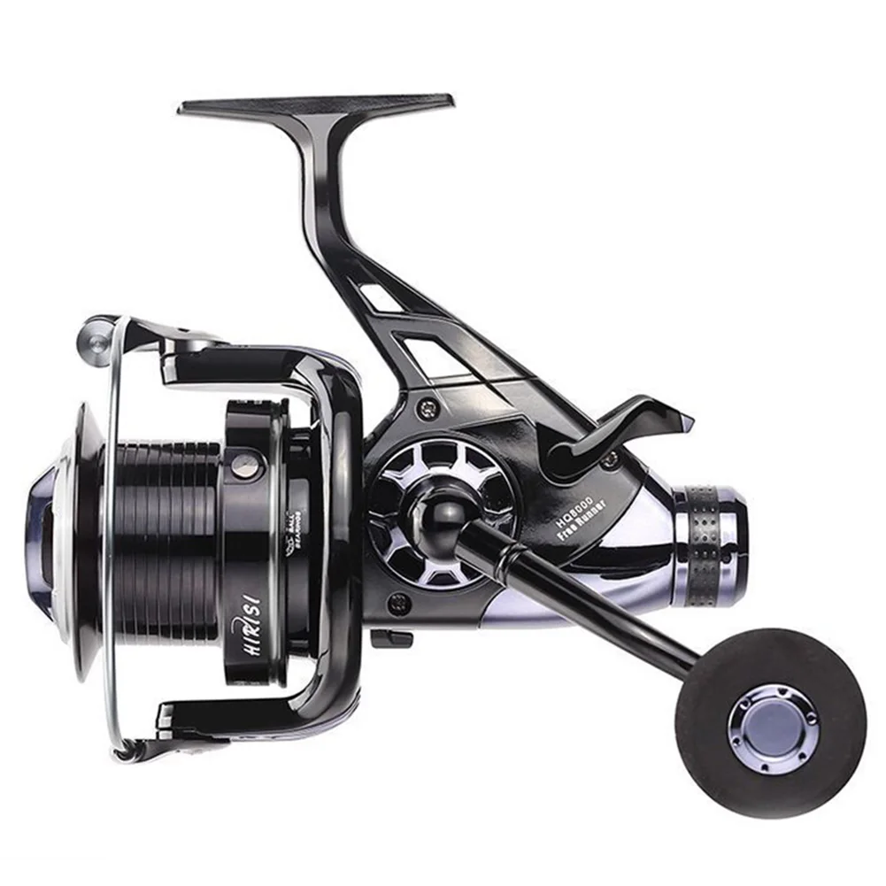 

BaitRunner Fishing Reel Anti-reverse Balanced Rotor Changeable Handle Double Brake Durable HQ8000 High Quality