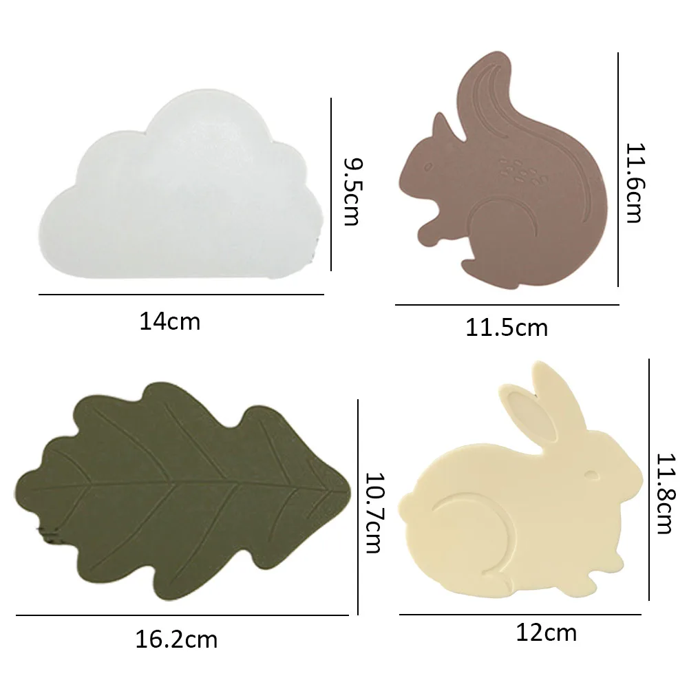 

Silicone Mat Coaster Food Grade Material Placemat Non-slip Table Mat Kitchen Accessories Gadgets Round Cup Mat