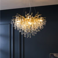 crystal ceiling chandelier for restaurant clothing barber shop dandelion chandelier creative personality cloakroom bedroom lamps