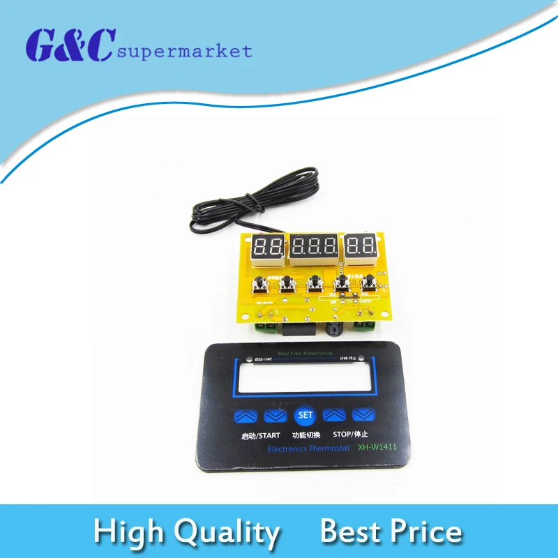 

Электронный регулятор температуры, 12 В, 10 А