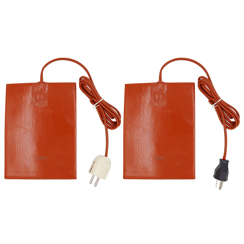 110 В 220 масляный бак двигателя коврик гибкая водонепроницаемая нагревательная