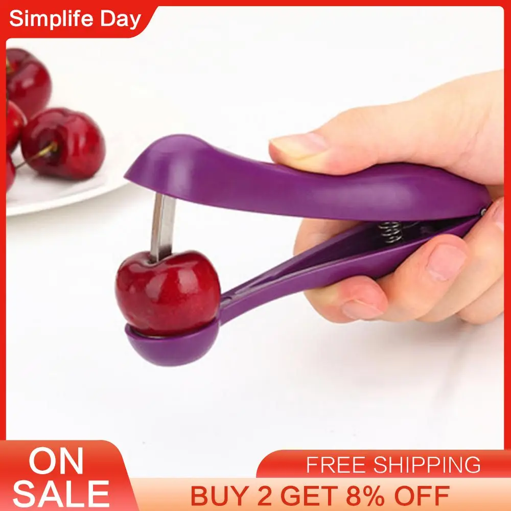 

Kitchen Cherry Pitter Easy Fruit Core Seed Remover Cherry Tools Fruit Corer Kitchen Gadgets Accessories Kitchen Fruits Tools