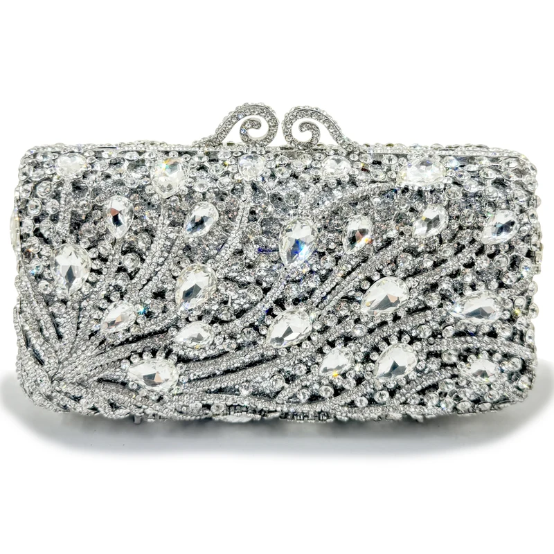 Роскошные вечерние сумки из хрустального стекла для женщин дизайнерские с